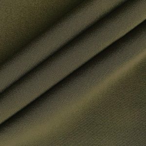 Apparel Fabric |  1yd Olive Bengaline Polyester Suiting Sportswear Fabric