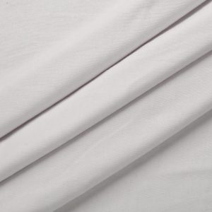 Apparel Fabric |  1yd Solid Interlock Knit Fabric White Solid