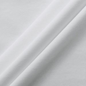 Apparel Fabric |  1yd Solid Jersey Knit Fabric Brilliant White