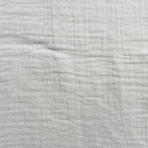 Cotton Fabric |  1yd Bright White Bubble Gauze Cotton Fabric Bright White