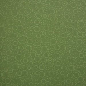 Cotton Fabric |  1yd Celery Green Circles Quilt Cotton Fabric