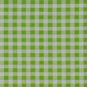 Cotton Fabric |  1yd Check Cotton Fabric Lime