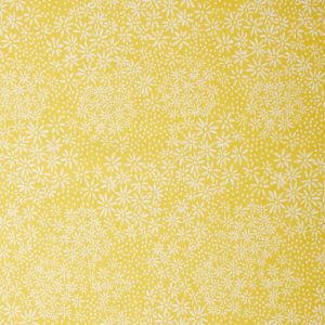 Cotton Fabric |  1yd Daisies on Yellow Quilt Cotton Fabric