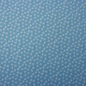 Cotton Fabric |  1yd Leaf Bouquet on Dark Blue Quilt Cotton Fabric