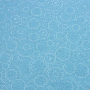 Cotton Fabric |  1yd Light Blue Circles Quilt Cotton Fabric