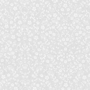 Cotton Fabric |  1yd Mini Floral Cotton Fabric White