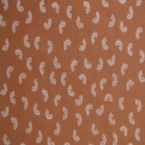 Cotton Fabric |  1yd Rainbows on Brown Quilt Cotton Fabric