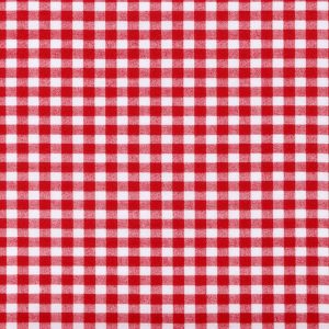 Cotton Fabric |  1yd Red Checks Quilt Cotton Fabric