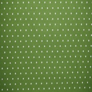 Cotton Fabric |  1yd White Pin Dots on Green Quilt Cotton Fabric