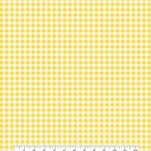 Cotton Fabric |  1yd Yellow Checks Quilt Cotton Fabric