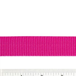 Fabric Trims |  1yd 1in Neon Webbing & Belting Trim Fuschia