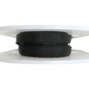 Fabric Trims |  1yd Black Twill Tape Trim