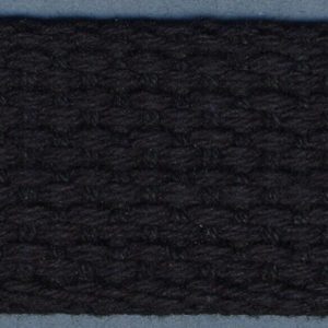 Fabric Trims |  1yd Cotton Belting Trim 1” Black