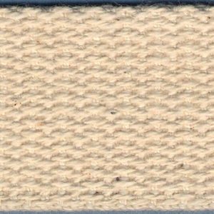 Fabric Trims |  1yd Cotton Belting Trim 1” Natural