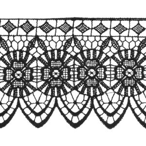 Fabric Trims |  1yd Venice Lace Trim 2.75” Black