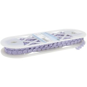 Fabric Trims |  1yd Wisteria Mini Daisy Venice Trim 0.5”x45′