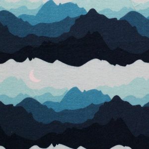 Flannel Fabric |  1yd Nighttime Wilderness Super Snuggle Flannel Fabric