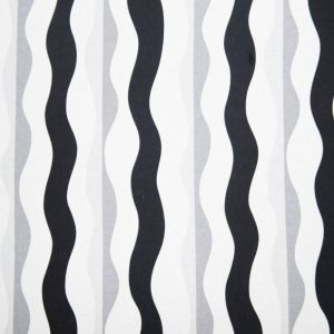 Flannel Fabric |  1yd Super Snuggle Black & White Geo Stripe Flannel Fabric