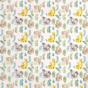 Flannel Fabric |  1yd Sweet Jungle Super Snuggle Flannel Fabric