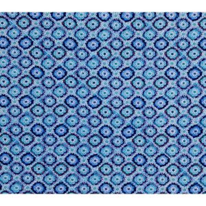 Flannel Fabric |  1yd Tonal Granny Squares on Blue Super Snuggle Flannel Fabric