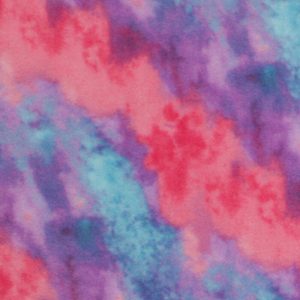 Fleece Fabric |  1yd Cotton Candy Tie Dye Anti Pill Fleece Fabric