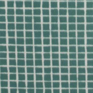 Fleece Fabric |  1yd Green Grid Plaid Blizzard Fleece Fabric