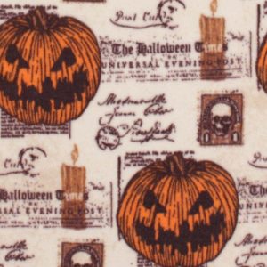 Fleece Fabric |  1yd Halloween Times Anti Pill Fleece Fabric