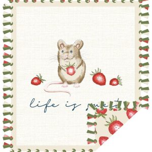 Fleece Tie Blankets |  1yd 48″ Wide Life is Sweet No Sew Fleece Blanket