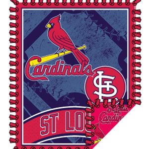 Fleece Tie Blankets |  1yd 48″ Wide MLB St. Louis Cardinals No Sew Fleece Blanket