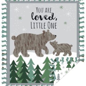 Fleece Tie Blankets |  1yd 48″ Wide You Are Loved Little One & Trees No Sew Fleece Blanket