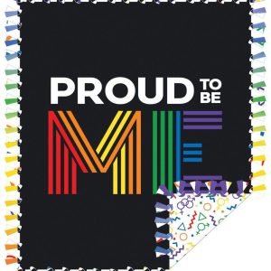 Fleece Tie Blankets |  1yd 72″ Wide Pride Proud to Be Me No Sew Fleece Blanket