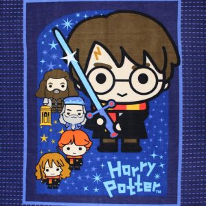 Fleece Tie Blankets |  1yd Harry Potter 48″ No Sew Throw Kawaii Rookie Wizards