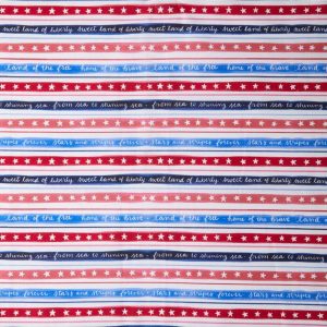 Holiday Fabric |  1yd Stars And Stripes Forever Patriotic Cotton Fabric