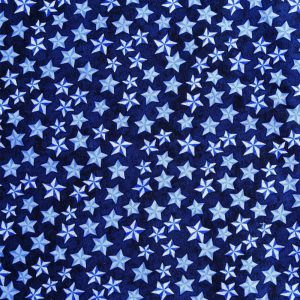 Holiday Fabric |  1yd Texas Stars on Blue Patriotic Cotton Fabric