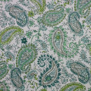 Home Decor Fabric |  1yd Annonay Peacock Outdoor Fabric