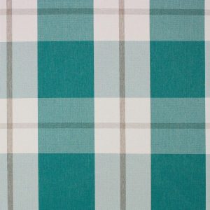 Home Decor Fabric |  1yd Branson Opal Plaid Outdoor Fabric