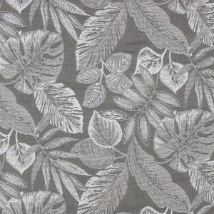 Home Decor Fabric |  1yd Casco Pewter Floral Outdoor Fabric