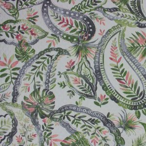 Home Decor Fabric |  1yd Faylinn Shadow Paisley Diamond Tech Outdoor Fabric