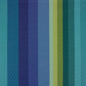 Home Decor Fabric |  1yd Islip Teal Striped Diamond Tech Outdoor Fabric