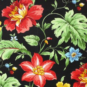 Home Decor Fabric |  1yd Parasol Onyx Outdoor Fabric