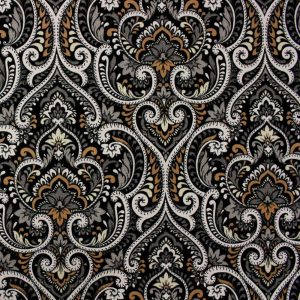 Home Decor Fabric |  1yd Parkview Noir Outdoor Fabric