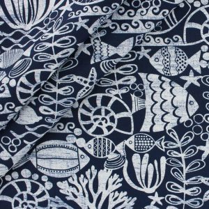 Home Decor Fabric |  1yd Seagate Outdoor Fabric Marine