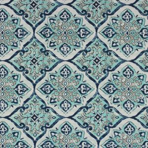 Home Decor Fabric |  1yd Splendor Pacific Medallion Outdoor Fabric