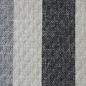 Home Decor Fabric |  1yd Tilford Noir Striped Diamond Tech Outdoor Fabric