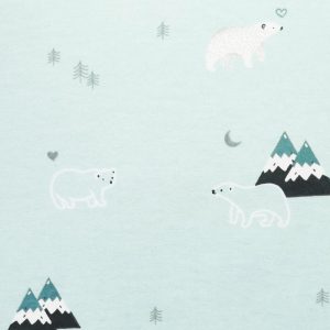 Kids Fabric |  1yd Arctic Nursery Flannel Fabric