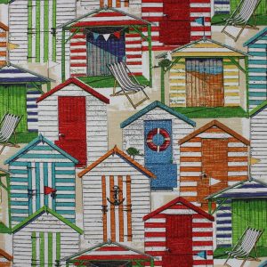 Outdoor Fabric |  1yd Beachhut Cabana Outdoor Fabric