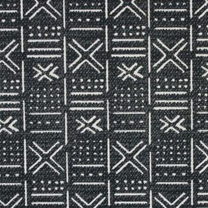 Outdoor Fabric |  1yd Brevard Ebony Outdoor Fabric