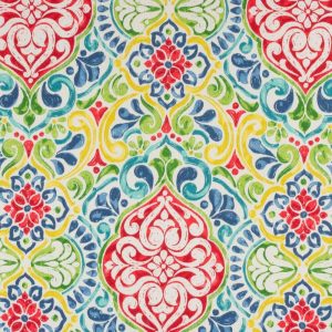 Outdoor Fabric |  1yd Fiorella Medallion Outdoor Fabric