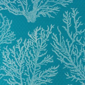 Outdoor Fabric |  1yd Seacoral Turquoise Diamond Tech Outdoor Fabric