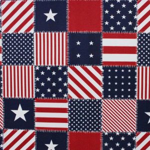 Outdoor Fabric |  1yd Starpatch Americana Outdoor Fabric